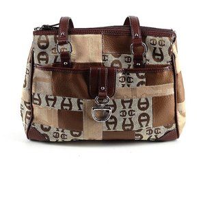Etienne Aigner shoulder bag purse brown